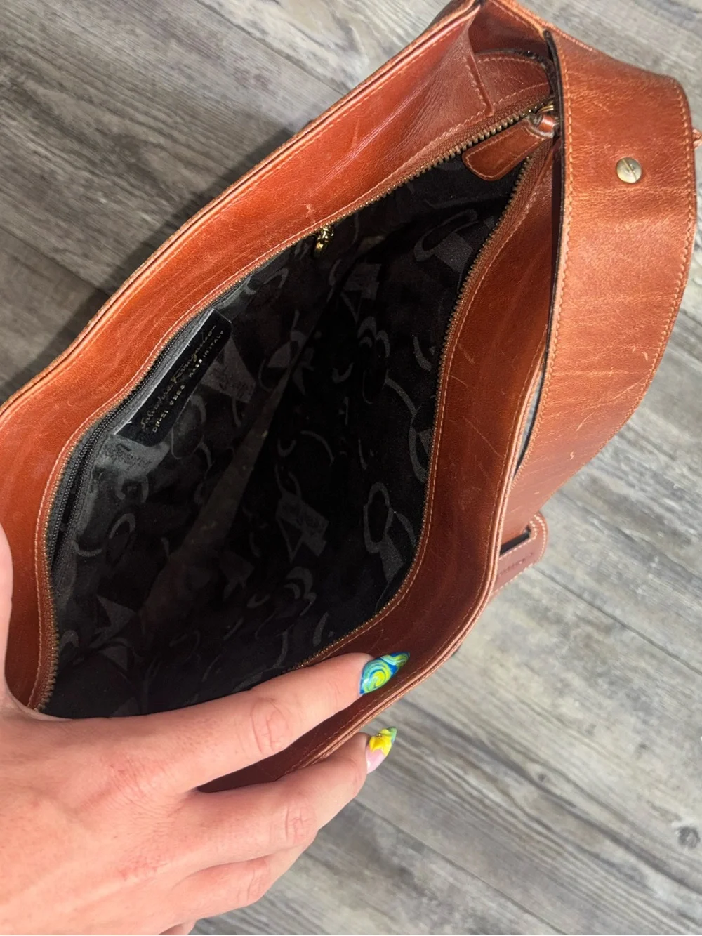 Ferragamo Brown Leather Bag - Classic Everyday Carry